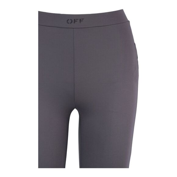 Off-White Sleek Split Leggings - Picture 3 of 4